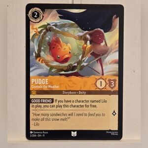 Pudge the Fish Controls the Weather 3/204 Disney Lorcana Chapter 11 Winterspell